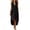 Black, variant on Beach Dresses for Womens 2026 Summer Fashion Oversize V-Neck Solid-Color Casual Long-Sleeved Pocket Short Dress