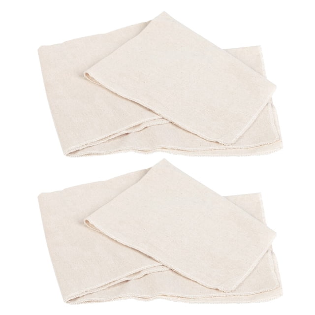 MasteelfCA 2pcs Fermented Cotton Cloth Practical Dough Bread Baking Liner Pastry Making Tools Kitchen Utensil for Home Daily Use (S Size)