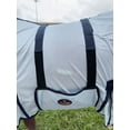 thumbnail image 5 of 84 In Hilason Horse Fly Sheet With Neck Uv Protect Mesh Bug Mosquito Summer White, 5 of 8