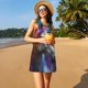 thumbnail image 3 of Balery Colorful Haired White Horse Vestidos de verano para mujer con estampado: vestido holgado sin mangas, vestido playero informal y cómodo para días calurosos., 3 of 7