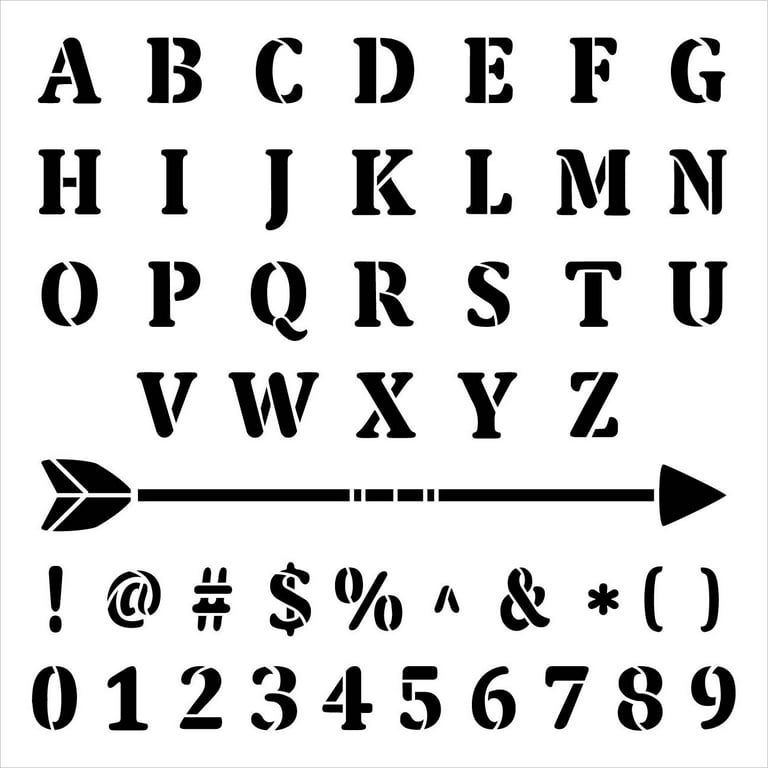Word Game Letter Stencil - B - 15 x 15 – StudioR12 Stencils
