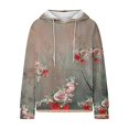 thumbnail image 5 of QASIEATN Hoodies for Graceful Women Fashion, Hoodies Solid Color Casual Fall Hooded Pullover Hoodie Basic Sweatshirts Womans Fashion Blouse Clothes, Womens Fall Tops, 5 of 6
