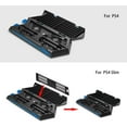 thumbnail image 3 of Ps4 / Ps4 Slim Vertical Stand With Built-In Fan, Dual Controller Charging Station, 14 Slots For Game Cases And 3-Port Usb Hub For All Your Ps4 / Ps4 Slim, 3 of 7