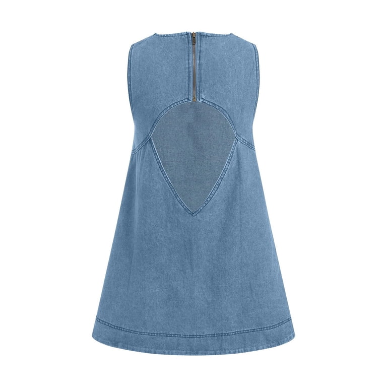 crew denim dress Denim Shift Dress For Women