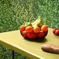 thumbnail image 5 of Sorfey Rectangle Picnic Table Cover Fitted Table Cloth with Bench Cover, 30" x 60" Yellow, 5 of 5