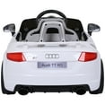 thumbnail image 4 of Aosom 6V Kids Electric Ride On Car, Licensed Audi TT RS with Seat and Remote Control, Horn, Music, MP3 - White, 4 of 10