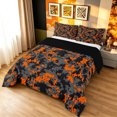 thumbnail image 2 of Manfei Farmhouse Camouflage King Size Comforter Sets, Countryside Camo Comforters King Size, Gray Orange, Black Reversible, 3-Piece, 1 Comforter and 2 Pillowcases, 2 of 7