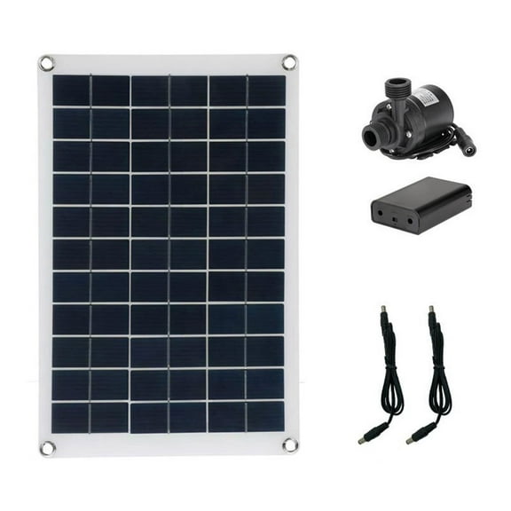 50W 800L/H Solar Water Pump Low Noise Waterfall Fountain Pond Pump Kit Tool