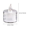 thumbnail image 4 of 12pcs Flameless LED Tealights Battery Tea Lights Bulk Electric Tea Candles for Party, 4 of 4