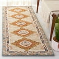 thumbnail image 3 of SAFAVIEH Aspen Flor Geometric Area Rug, Brown/Blue, 10' x 14', 3 of 7