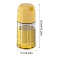 thumbnail image 2 of Hiroekza Automatic Opening and Closing Oil Bottle - Household Kitchen Glass Oil Pot, Leakproof, Large Capacity for Soy, Vinegar, and Seasonings Yellow, 2 of 8