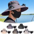 thumbnail image 6 of Kugisaki Summer Bucket Hat Sun Hat with Fans Solar Power & USB Charging Fishing Essentials for Women Men Camping Hiking Beach Gardening, 6 of 6
