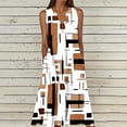 thumbnail image 2 of Awdenio Summer Dresses for Women Summer Casual Dress 2026 Sleeveless Midi Tank Sundress with Pockets V Neck Buttons Pleated A Line Tshirt Dress, 2 of 5