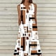 thumbnail image 1 of TaTaai Womens Sleeveless V Neck Casual Summer Dress Strap Design Loose Fit Maxi Long Dress Beach Vacation Sundress Gift, 1 of 5