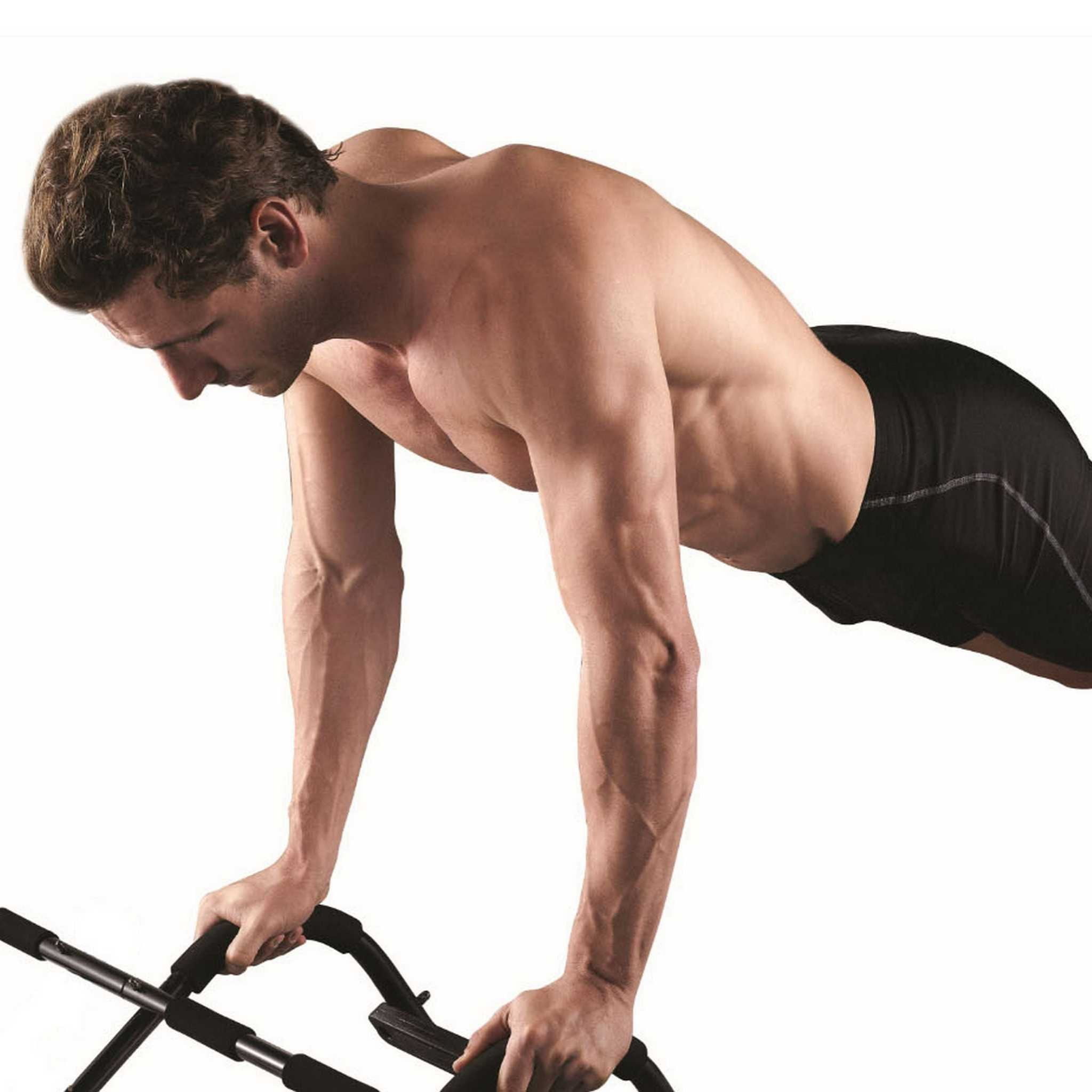 Iron Body Fitness Pull up Bar Door Gym - Total Upper Body Home Workout Trainer