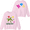 Pink, variant on Quinn XCII Merch LOOK! An Album Crewneck Sweatshirt Men Women Long Sleeve
