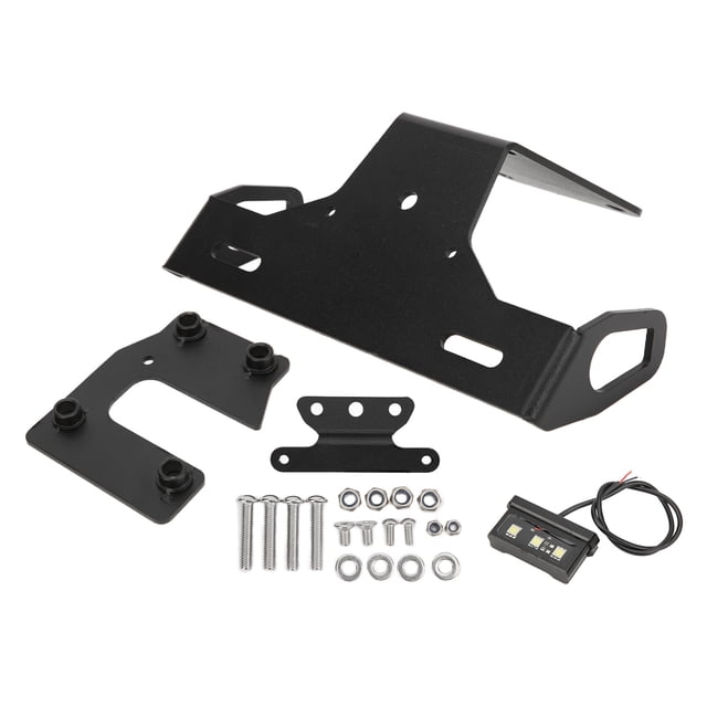 Soporte De Placa De Matrícula De Motocicleta, Soporte De Placa De Matrícula Confiable Con Reemplazo De Luz LED Para Z900 2017-2021 Para Motocicleta