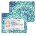 thumbnail image 1 of Tarjetero Fintie Slim, minimalista, de piel con bloqueo RFID, 1 of 7