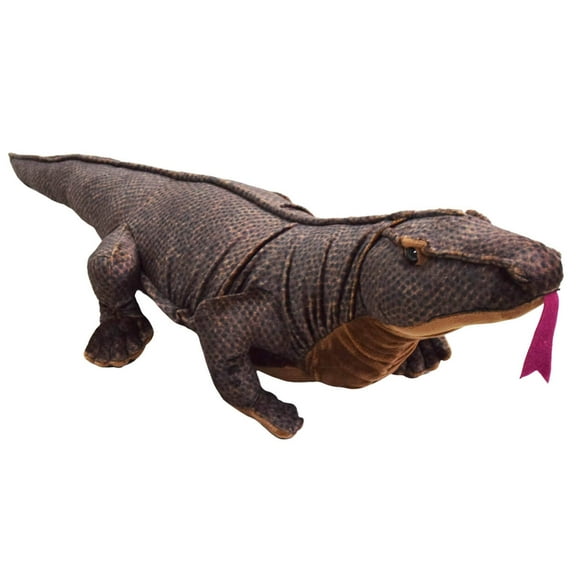 Realistic Komodo Dragon Stuffed Animal Plush Toy, Lifelike Komodo Dragon Animal Plushies Simulation Animals Doll