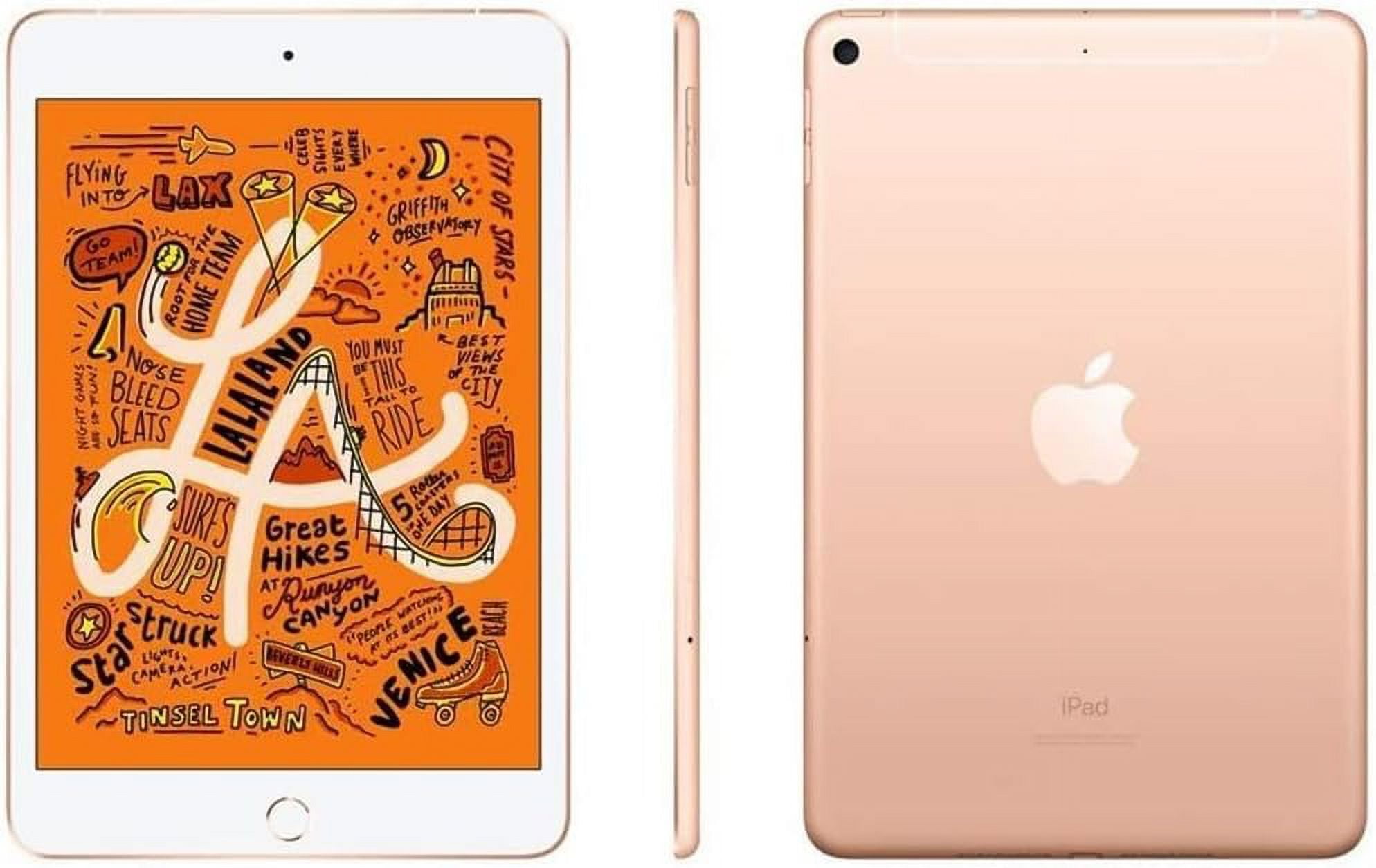 Apple iPad Mini 5th Generation Tablet 256GB Wi-Fi Touchscreen Gold Count per pack-1, Multipack-1