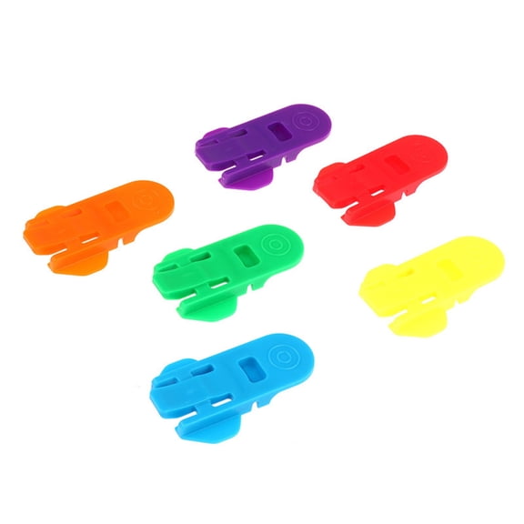 6-Pack Multifunctional Handheld Drink Bottle Opener, Durable Plastic with Easy-Grip Design, Opens Cans Quickly and Covers to Keep Drinks Clean, Ideal for Picnics, Camping, and Parties