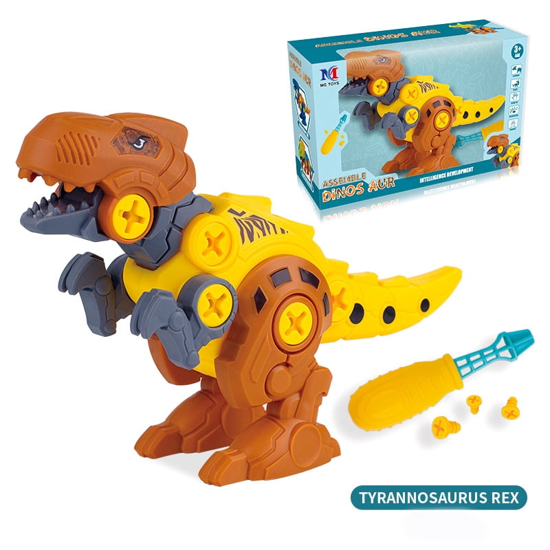3 Pack Generies Dinosaur Toys for 3 4 5 Year Old Boys Take Apart Construction Building STEM Learning Dino Toys Sets for Kids Age 3-7,Hot Birthday Gifts for 6 8 Yr Olds Boys Girls 