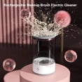 thumbnail image 3 of Makeup Brush Cleaner, 3 in 1 Electric Brush Cleaner, Electric Makeup Brush Cleaner - Automatic Spinning Cosmetic Tool for Deep Cleaning All Types of Brushes Set (Plug-in,Black-a), 3 of 7
