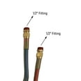 thumbnail image 6 of 15ft Red & Blue Coiled Air Hose Kit w/ Glad Hands & Aluminum Handles, 6 of 8
