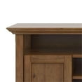 thumbnail image 4 of Amherst 54 inch Wide Solid Wood Transitional TV Stand in Medium Saddle Brown, 4 of 7