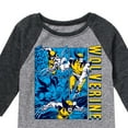 thumbnail image 3 of Marvel Wolverine - Comic Book Panels - Toddler and Youth Raglan, 3 of 4