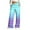 Purple, variant on USNSM Drawstring Wide Leg Pants for Women Striped Casual High Waisted Lounge Pants Summer Beach Trendy Gradient Trousers Purple L