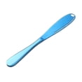 thumbnail image 3 of Cuchillo para mantequilla, esparcidor de mantequilla multifuncional de acero inoxidable para untar pan, mantequilla, mermelada, mantequilla de maní, azul, 3 of 5