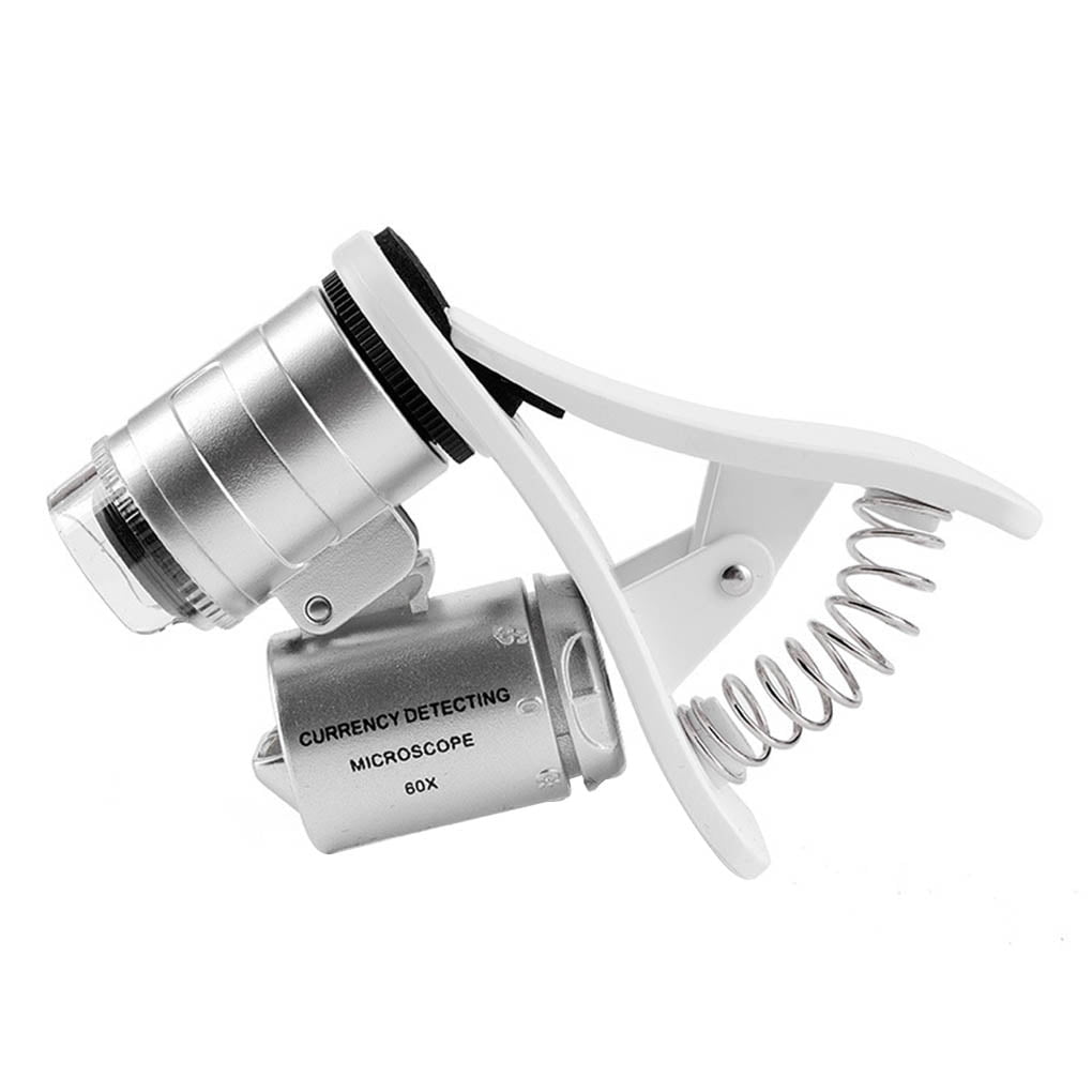 40X LED Magnifier Pocket-Sized LED Microscope Micro Lens for Universal Mobile Phones 40X LED Magnifier Pocket-Sized LED Microscope Micro Lens for Universal Mobile Phones
