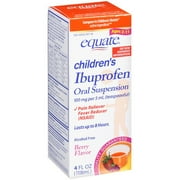 Equate Children's Ibuprofen Oral Suspension Berry Flavor Pain Reliever/Fever Reducer 4 Oz