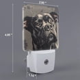 thumbnail image 2 of Honeii Vintage Dog Illustration Print LED Night Light with Light Sensor, Night Lights Plug Into Wall,Ideal for Bedrooms and Hallways-UK, 2 of 7