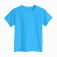 thumbnail image 6 of NOLDARES Girls Short Sleeve T Shirts Athletic Crewneck Basic Tees for Kids(Sky Blue,9-10 Years), 6 of 6