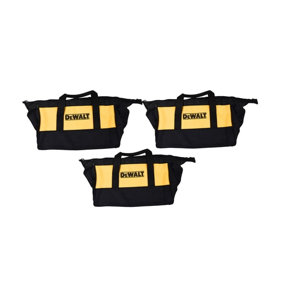 DeWalt BagDewalt11Yellow 11" Yellow & Black Tool Bag Tools/Small Kits 3 Pack