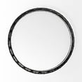 thumbnail image 2 of HomeRoots 376052 20 Po Métal Noir Mat avec Garde-Corps Complexes et Plateau Rond en Verre Miroir, 2 of 3