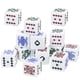 thumbnail image 1 of ColoMX Dicitos de póker portátiles de 16 piezas Dices cuadrados Dice Dice Dice Dice Prop Liar Poker Dice for Banquet Party, 1 of 8