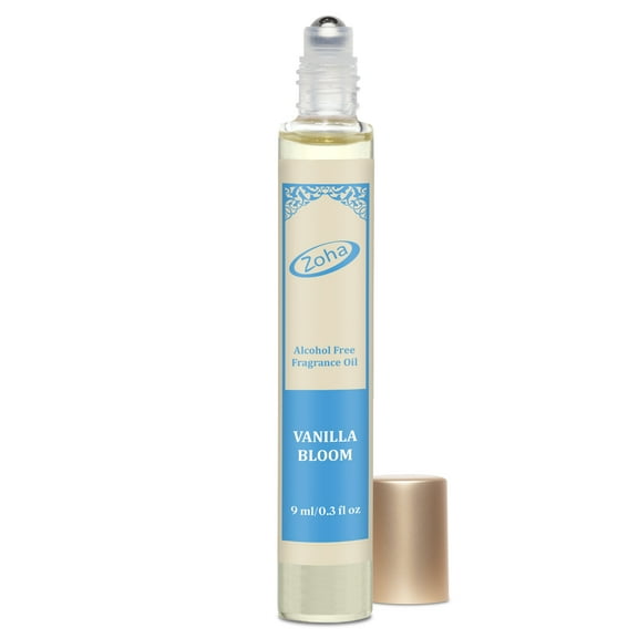 Vanilla Bloom - Vanilla Perfume for Women and Men, Alcohol Free Perfume Oil Roll On and Fragrance Mist by Zoha