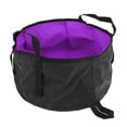 thumbnail image 1 of 8L Plegable Lavabo Lavabo de Portátil Camping Viaje , púrpura DYNWAVEMX Cubo plegable, 1 of 8