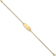 thumbnail image 2 of 14K Yellow Gold Oval Curb Id Bracelet (7 X 8.5) Made In United States lid85-7, 2 of 5