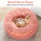 thumbnail image 4 of Cojín para gatos Rabbitgoo, suave y relajante, de felpa, con forma de rosquilla, 4 of 9