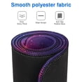 thumbnail image 7 of Cosmic-Themed Gaming Mouse Pad – Non-Slip Rubber Base, Large Size, Dazzling Galaxy Design, Stitched Edges Keyboard Mat & Desk Pad, 31.5x11.8in, 7 of 7