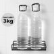 thumbnail image 5 of Estante de baño autoadhesivo para montar en la pared, sin perforar, soportes de cocina sólidos para platos de ducha, organizadores de ducha (2 paquetes, blanco) Feliz Sencillez, 5 of 5