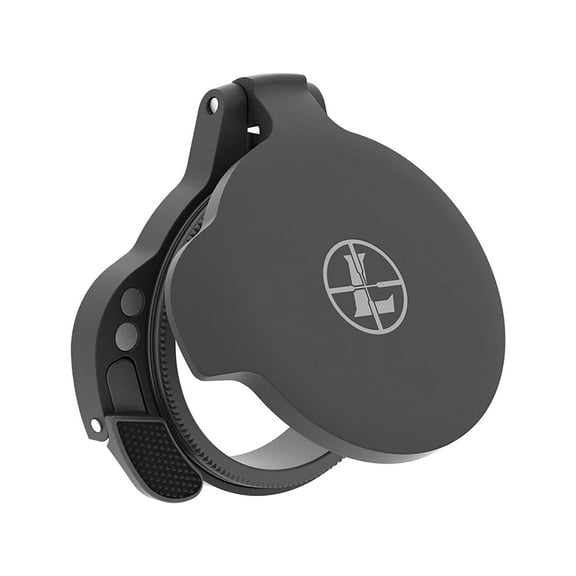 Leupold Alumina Flip-Up Long Gun Optic Cover Standard Eyepiece, Matte Black