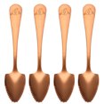 thumbnail image 1 of Coofit 4PCS Fruit Spoon Sawteeth Stainless Steel Spoon Flatware Spoon for Grapefruit, 1 of 10