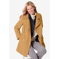 thumbnail image 4 of Woman Within Plus Size Wool-Blend Double-Breasted Peacoat, 4 of 6