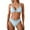 Light Blue, variant on ZQGJB Women Two Piece Bikini High Cut Swimsuit Mesh Patchwork Push up Padded Triangle Bathing Suit Cheeky Bikini Set(Black,L)