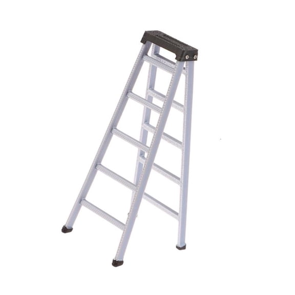 Realistic Miniature Ladder Model Figurine for Doll House Scene Decors 1/12 Scale Toy Furniture Model Scene Decoration